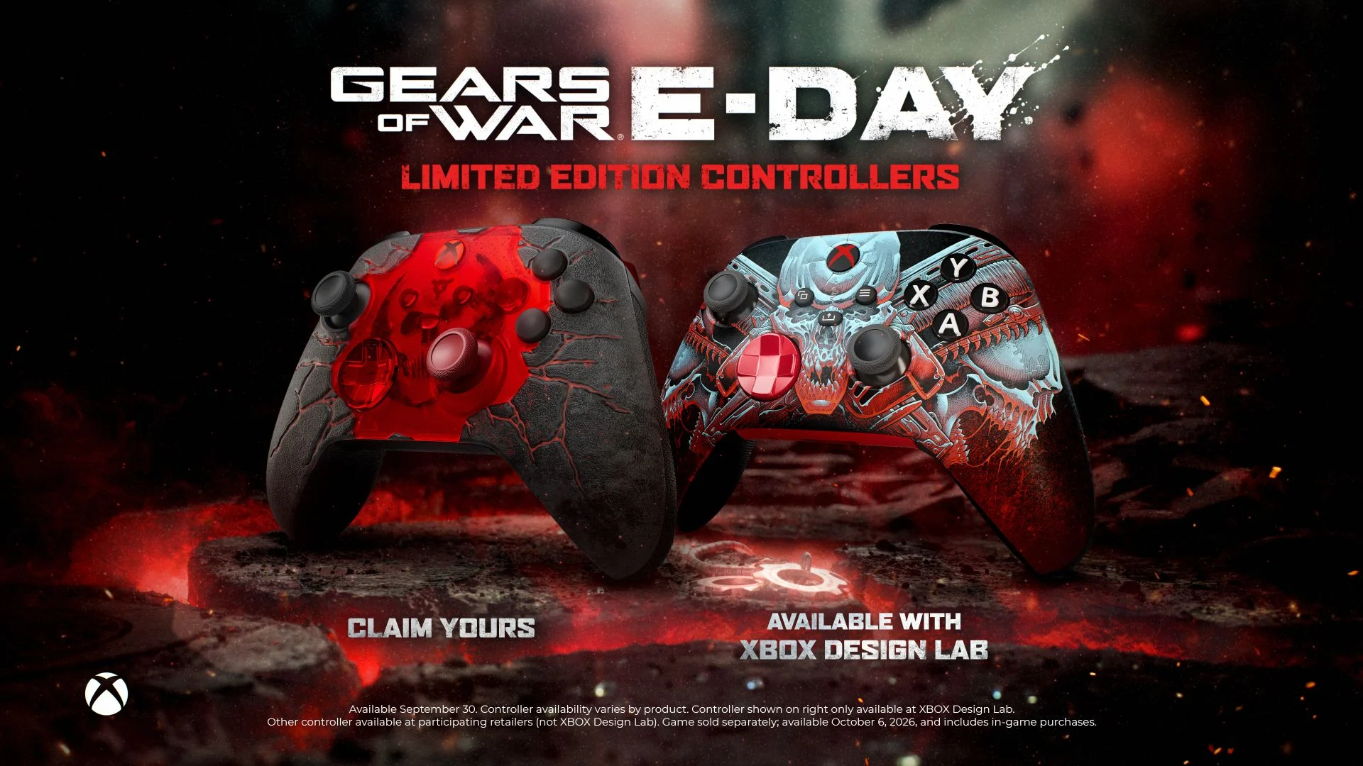 Xbox Unveils Gears of War: E-Day Limited Edition Controller and Custom Design Lab Artwork